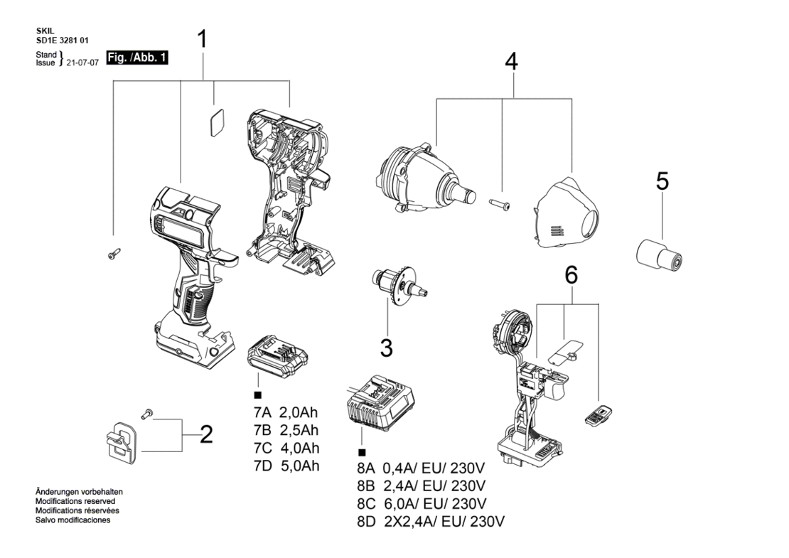 SKIL 3281 EU / 20 V “BRUSHLESS MOTOR” Borstelloze snoerloze slagmoersleutel