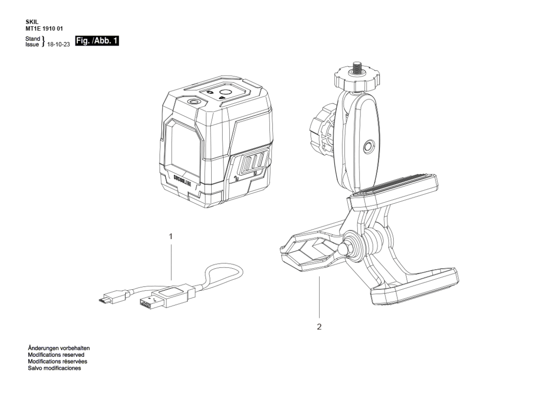 SKIL 1910 3,7 V / EU Lijnlaser