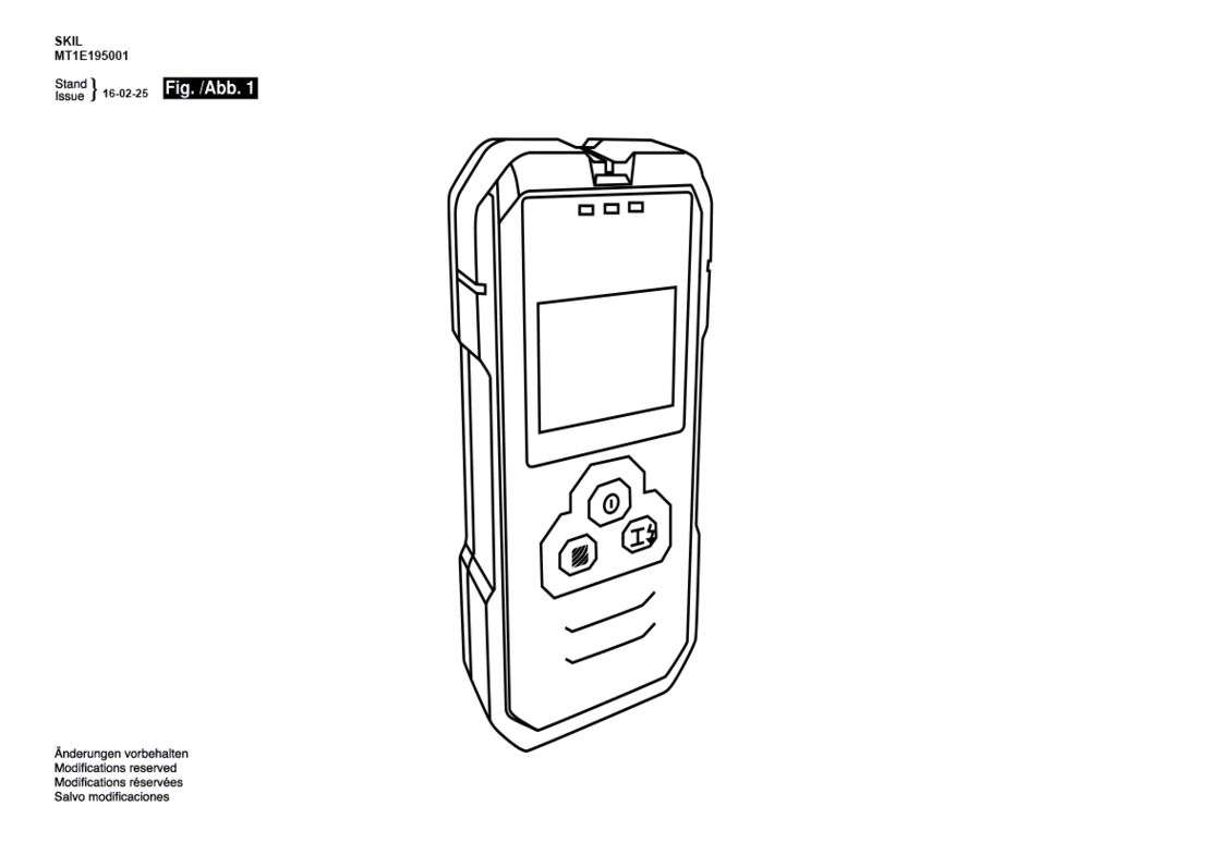SKIL 1950 9V / EU Detector