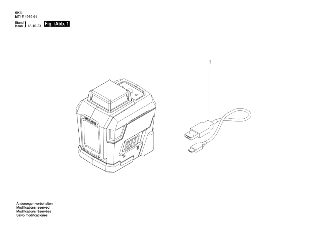 SKIL 1960 3,7 V / EU 360° Lijnlaser
