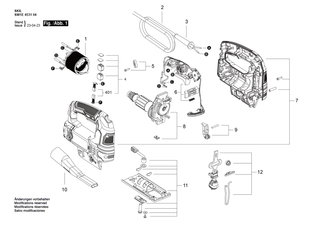 SKIL 4531 EU / 230V Decoupeerzaag