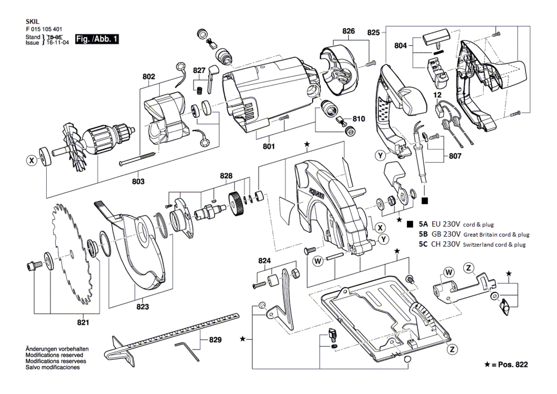 SKIL 1054 EU / 230 V Handkreissäge